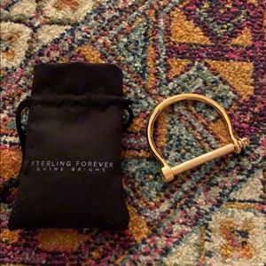 Sterling forever 14k gold plated bracelet